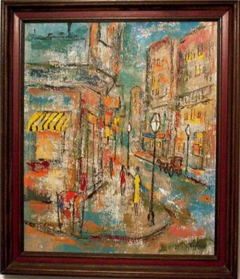 Sample artwork by William McBride (1912 - 2000), known for abstract figure - View similar artists and auction records